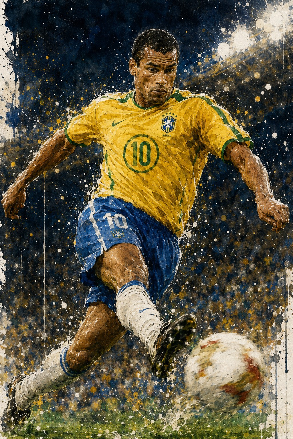 Ilustração de Rivaldo