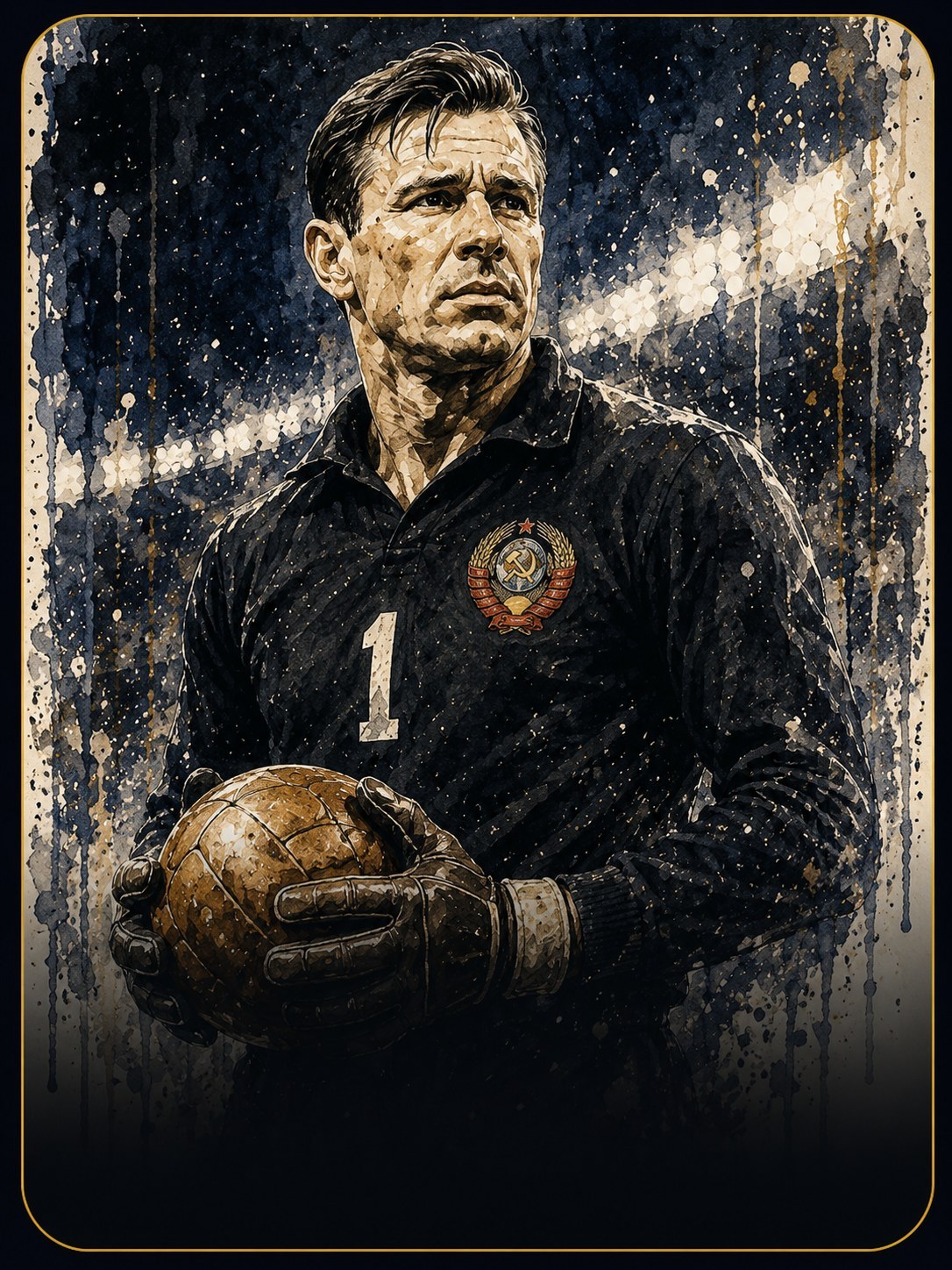 Ilustração de Lev Yashin